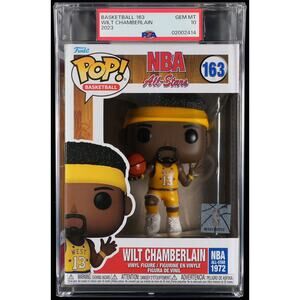 Funko POP Basketball NBA All-Stars #163 Wilt Chamberlain Graded PSA 10 Mint